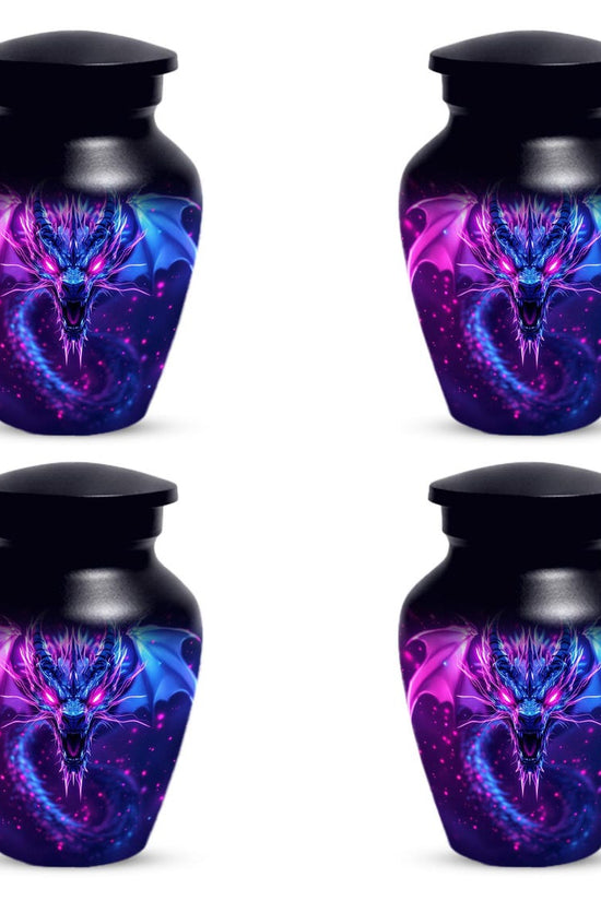Neon Dragon Cremation Urn For Human Ashes