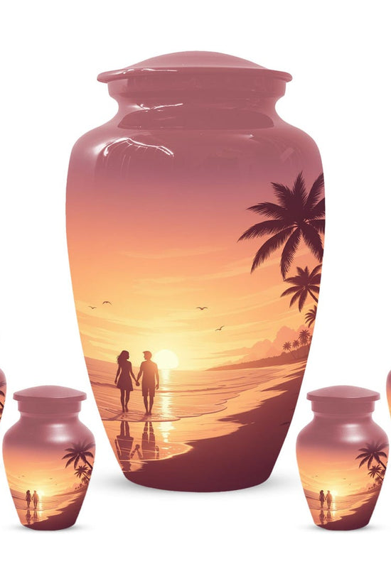 Beach Couple Love Urn For Ashes