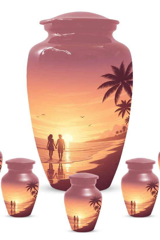 Beach Couple Love Urn For Ashes