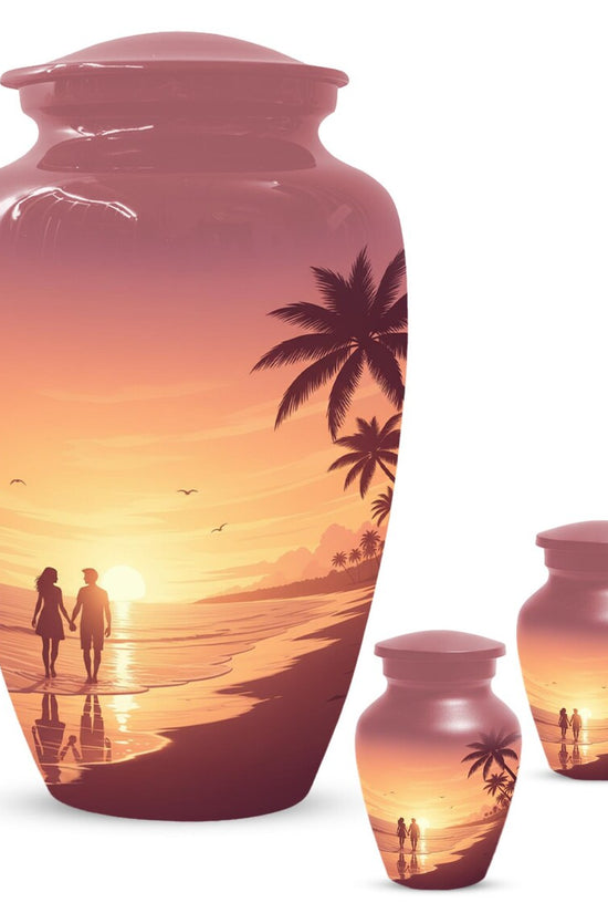 Beach Couple Love Urn For Ashes
