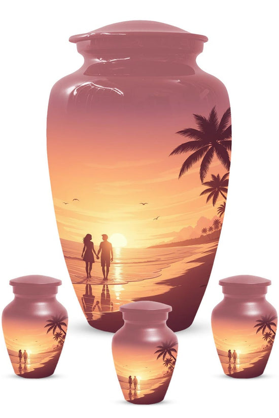 Beach Couple Love Urn For Ashes