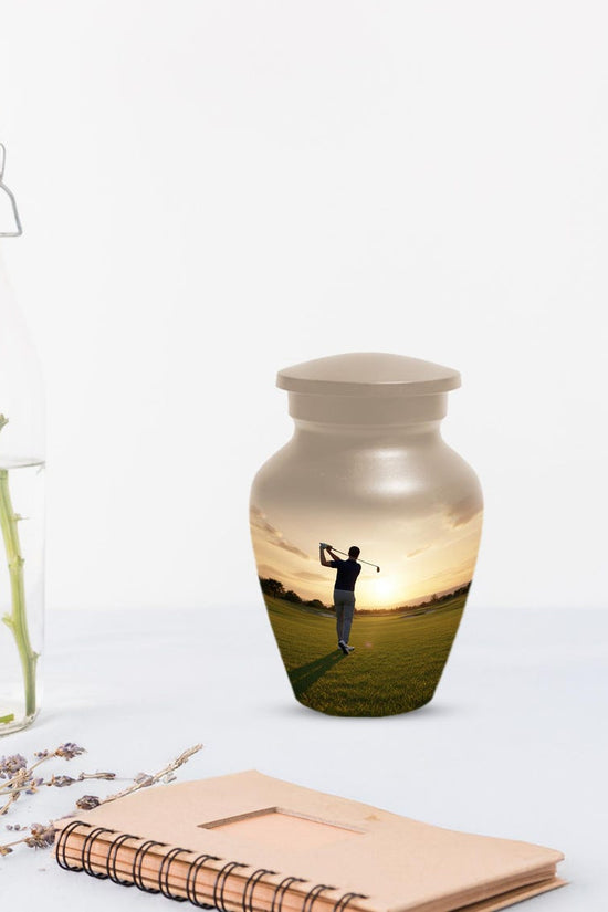 Handmade Golf Urn for Dad | Memorial Keepsake Urns