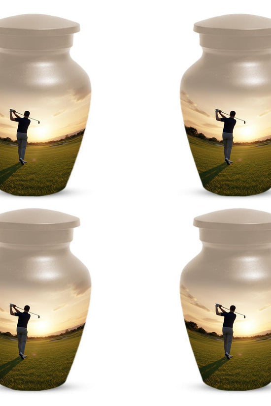 Handmade Golf Urn for Dad | Memorial Keepsake Urns