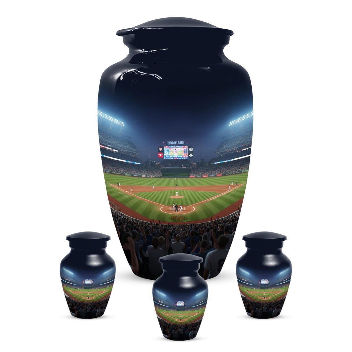 Customized Baseball Cremation Urn for Dad, Keepsake Urns