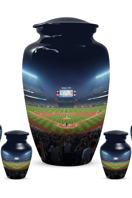 Customized Baseball Cremation Urn for Dad, Keepsake Urns