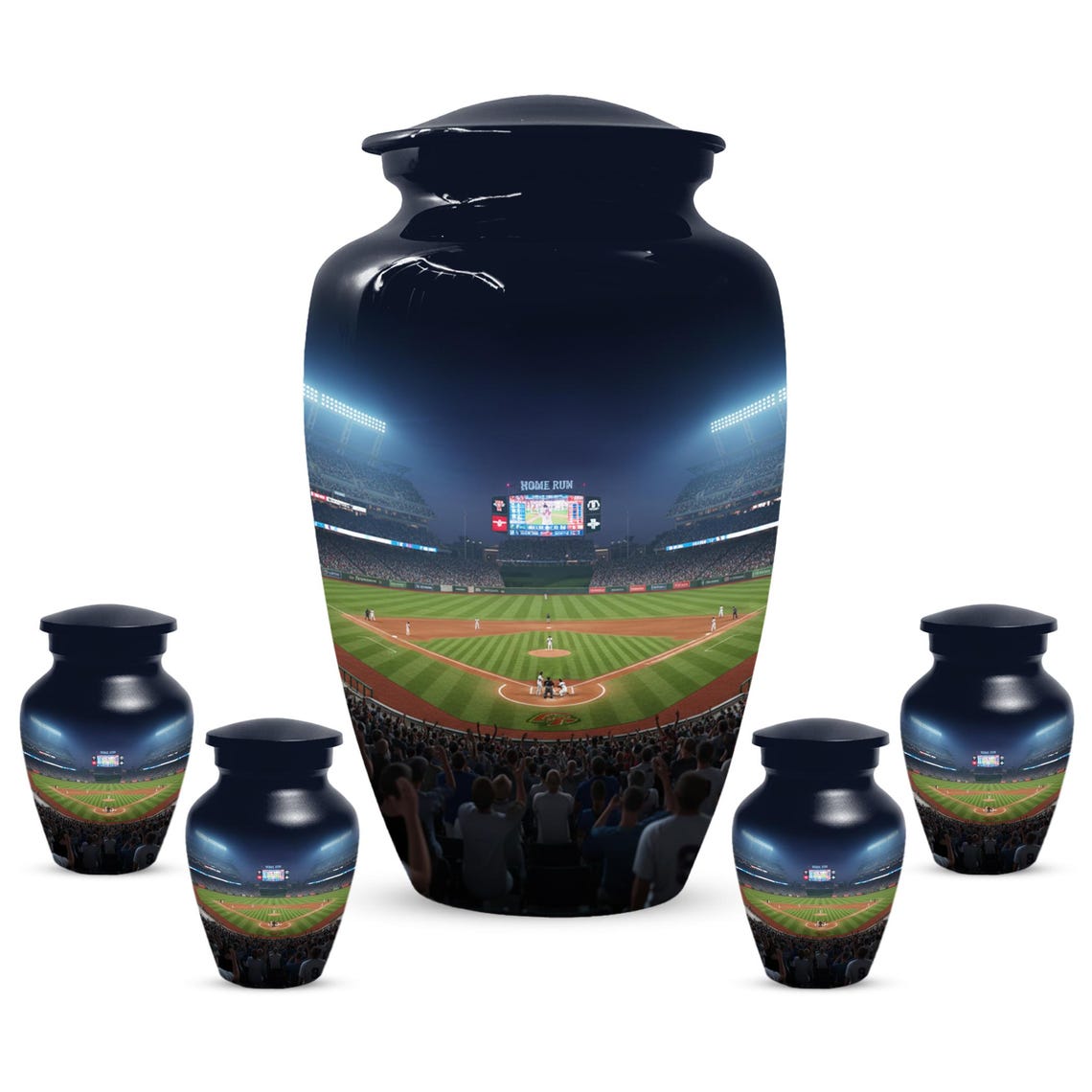 Customized Baseball Cremation Urn for Dad, Keepsake Urns