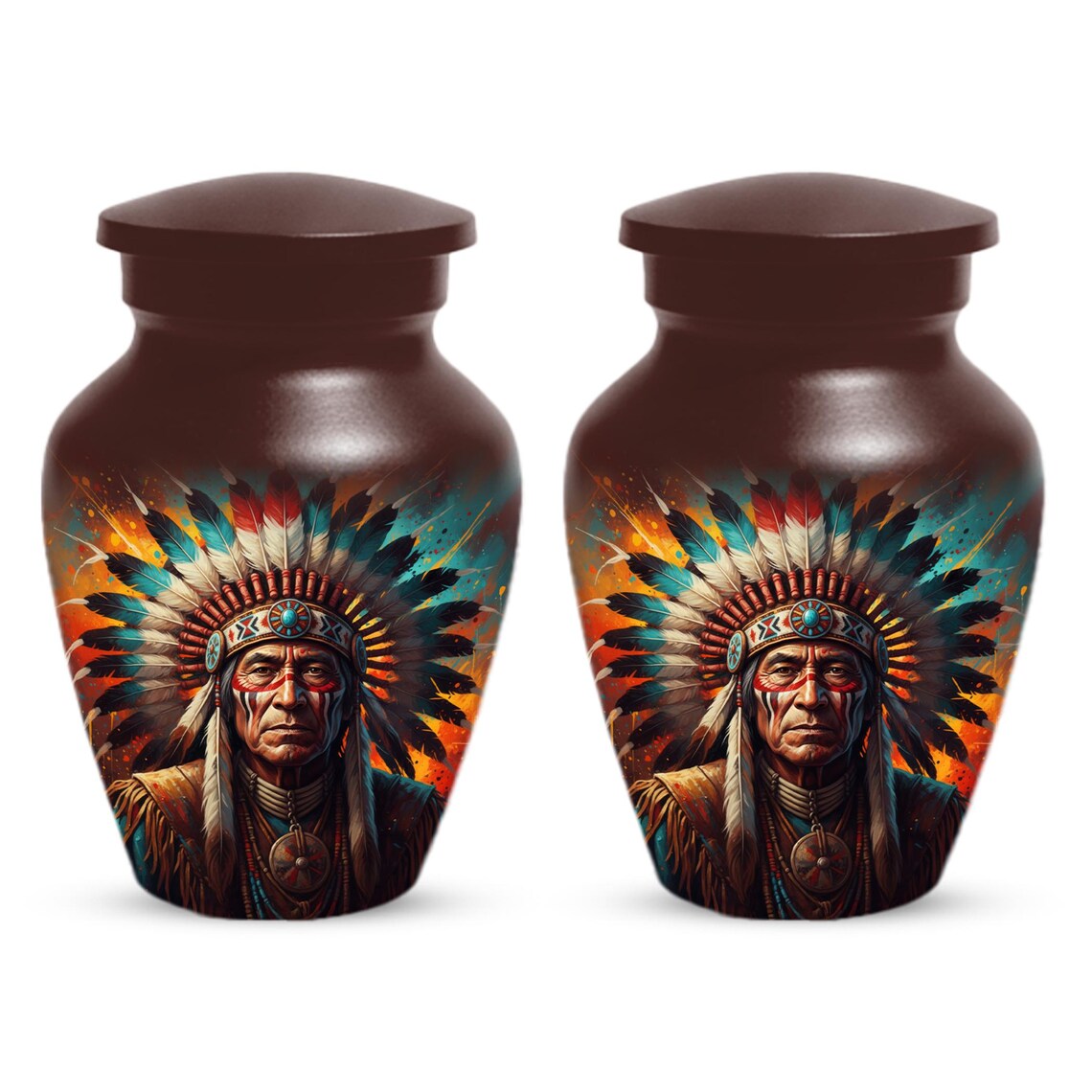 Personalized Native American Urn