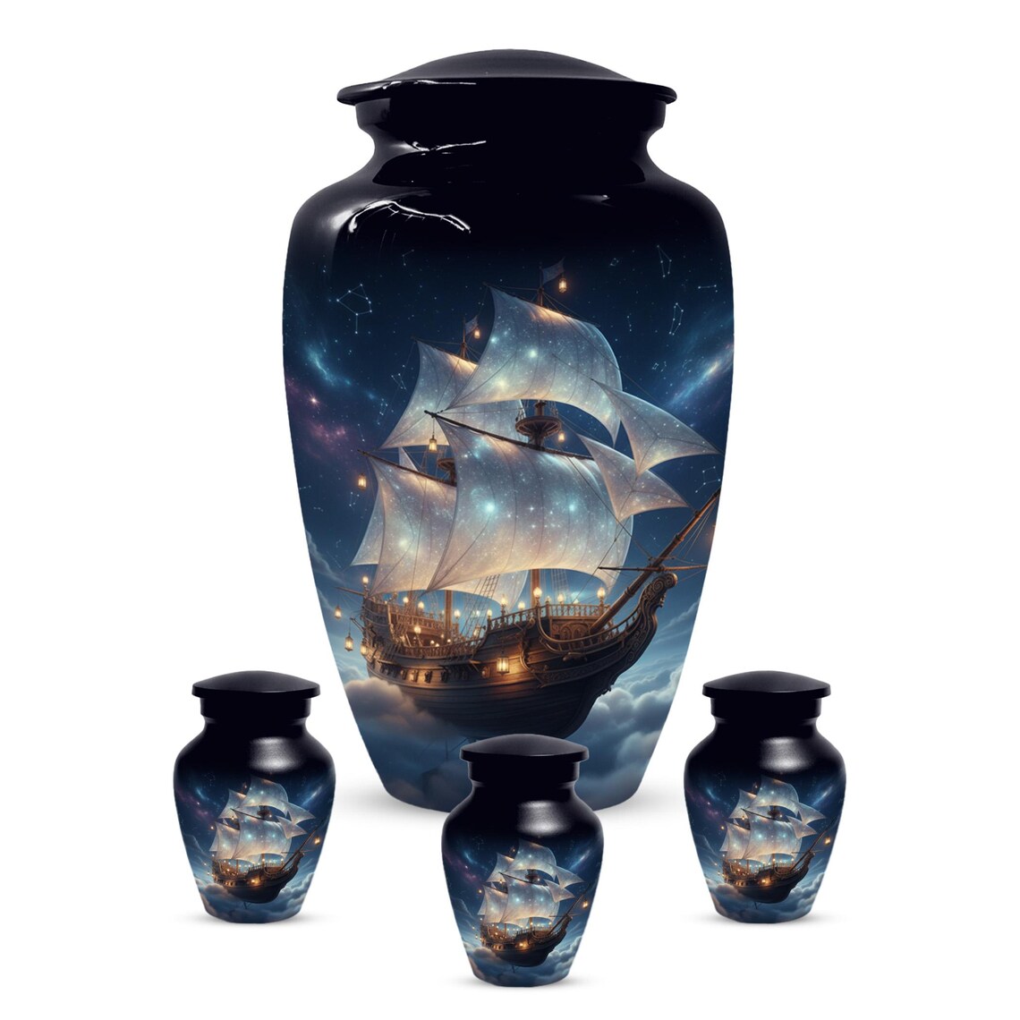 Fantasy Sailboat Urns For Ashes 