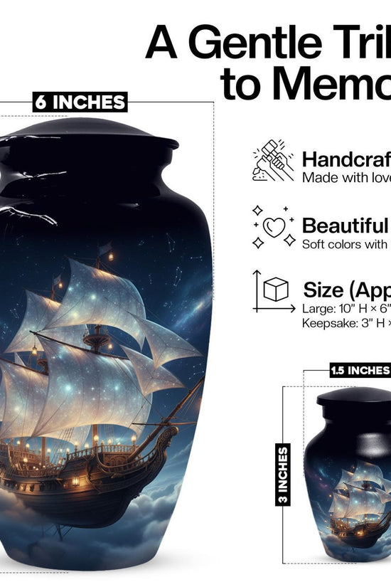 Fantasy Sailboat Urns For Ashes 