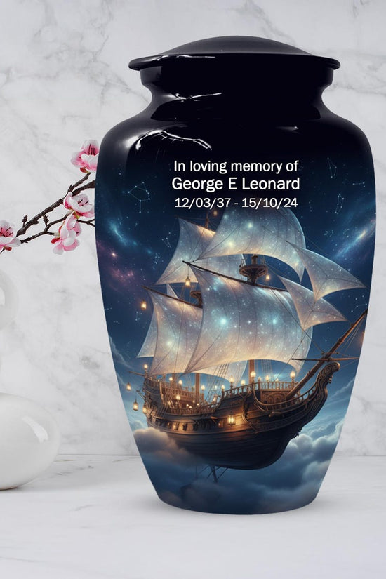 Fantasy Sailboat Urns For Ashes 
