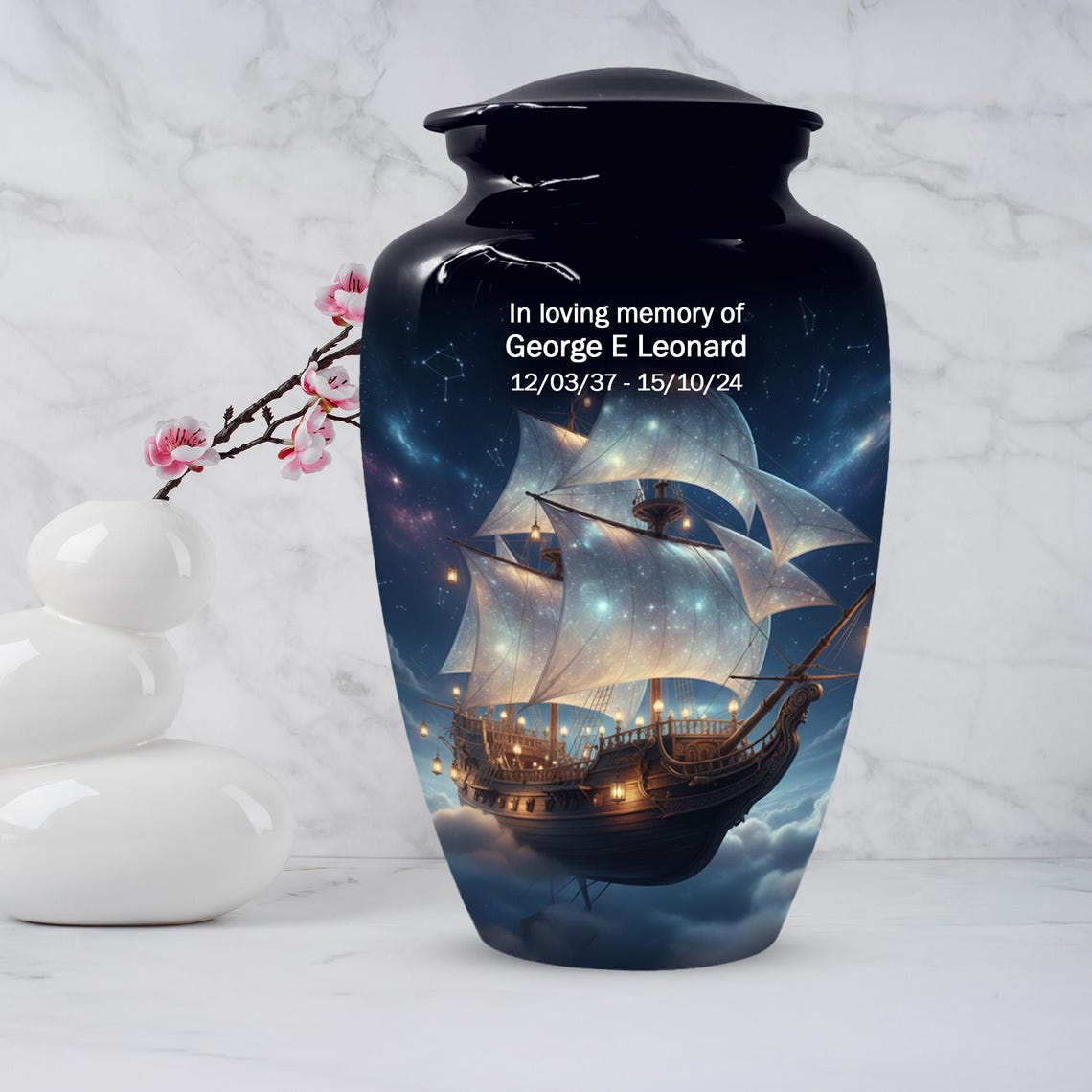 Fantasy Sailboat Urns For Ashes 