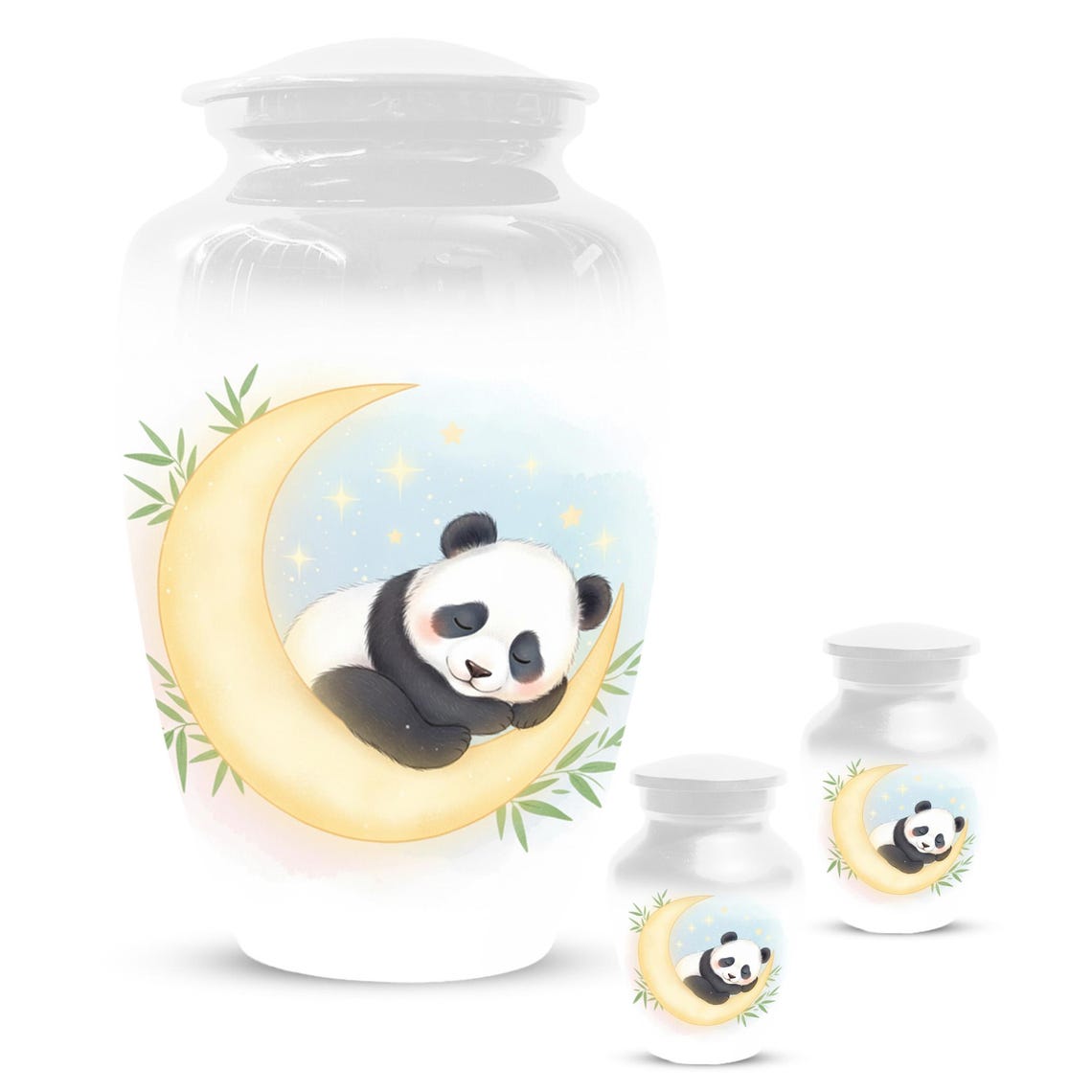 Baby Panda Custom Urns For Ashes