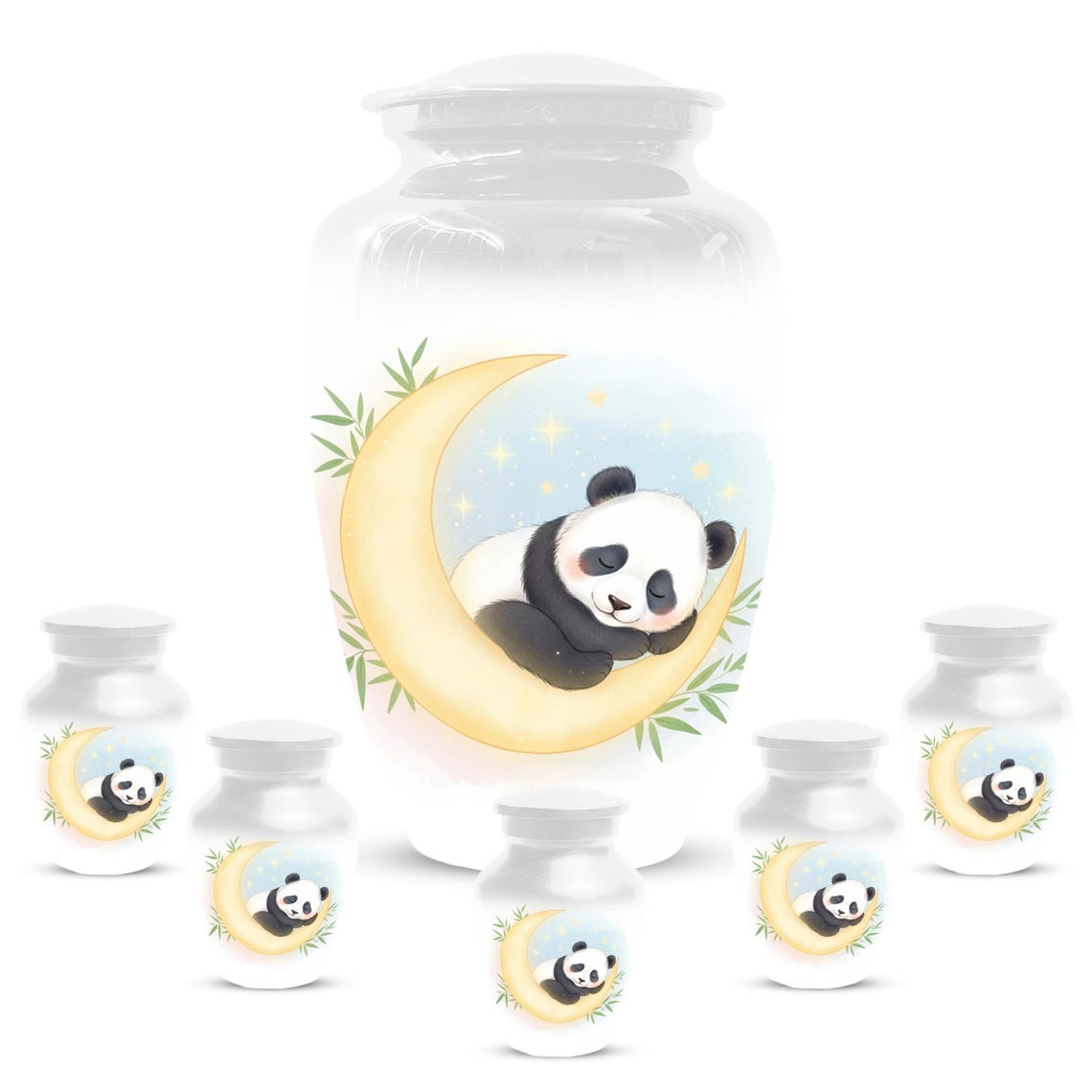 Baby Panda Custom Urns For Ashes