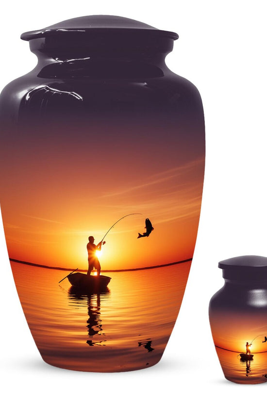 Sunset Fishing Urn for Dad