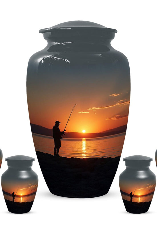 Fisherman Cremation Urns Adult
