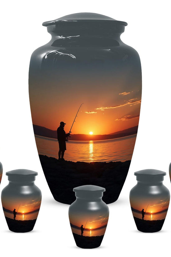 Fisherman Cremation Urns Adult