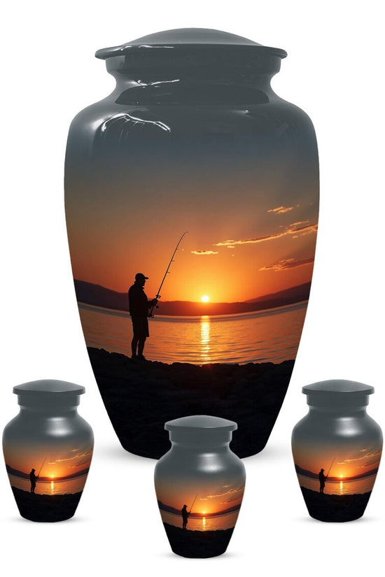 Fisherman Cremation Urns Adult