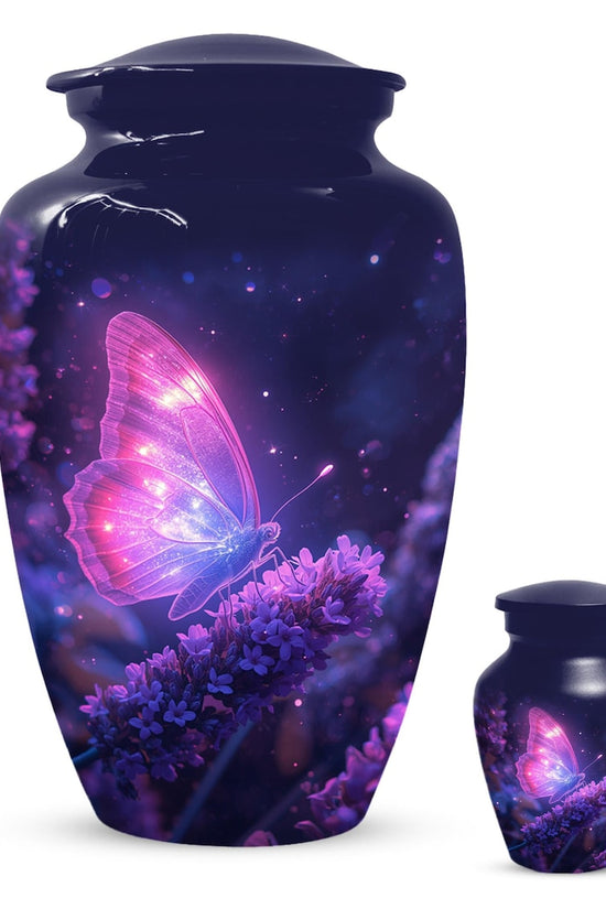 Pink  Butterfly Urn For Women