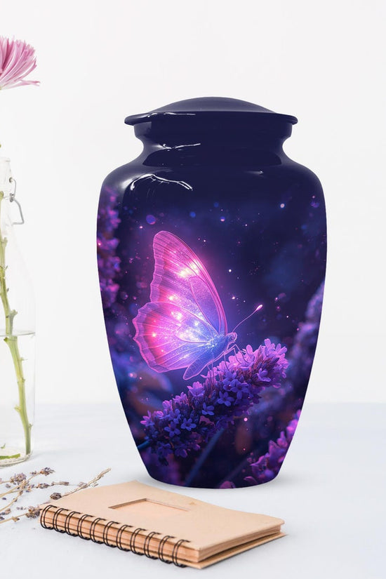 Pink  Butterfly Urn For Women