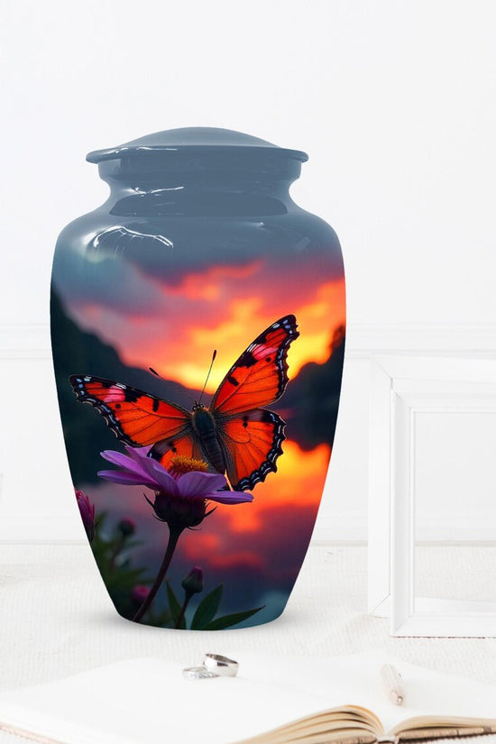 Monarch Butterfly Urn