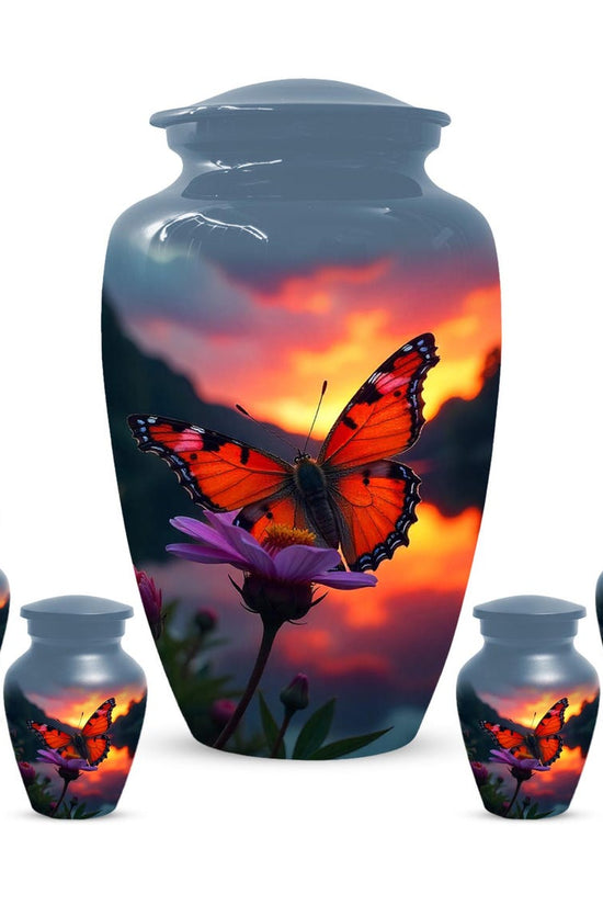 Monarch Butterfly Urn
