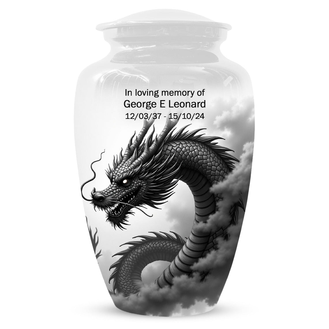 Bearded Dragon Urn For Adult Male, Funeral Urns For Dad