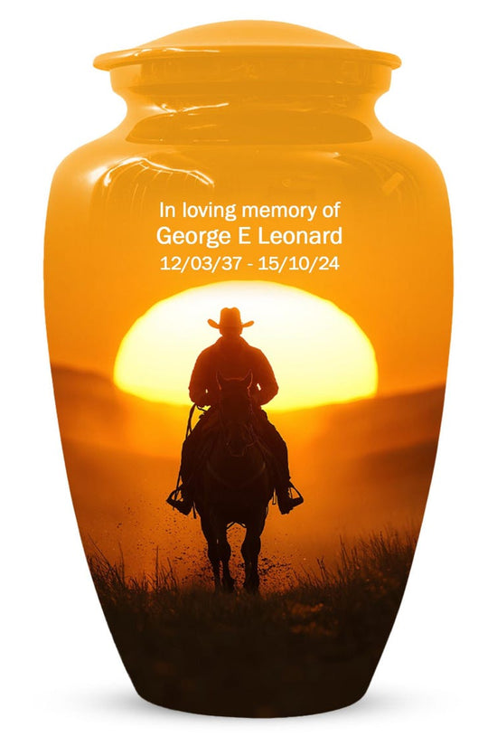 Dallas Cowboy Cremation Urn For Ashes
