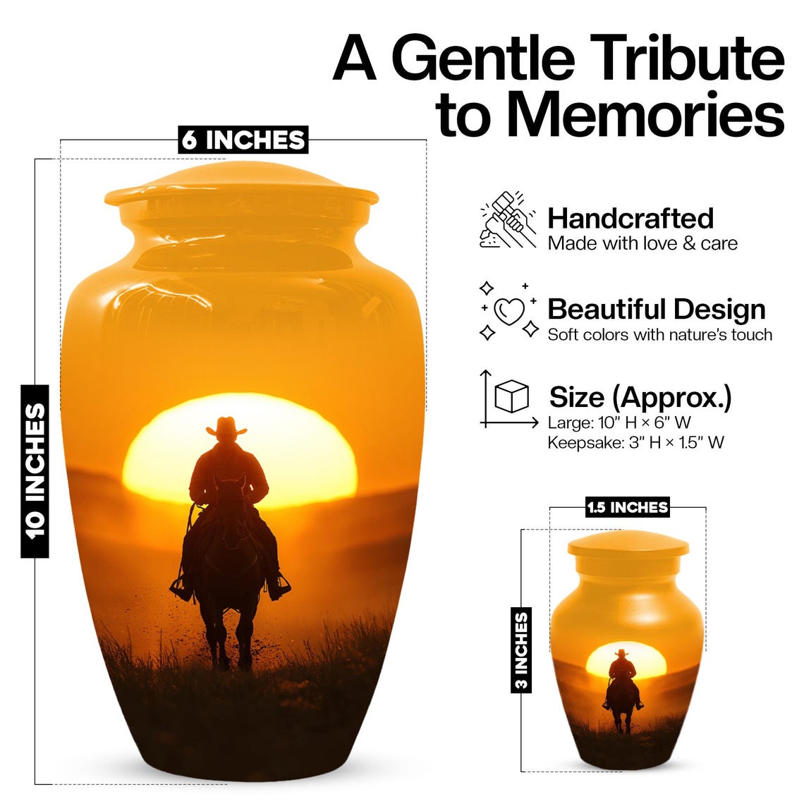 Dallas Cowboy Cremation Urn For Ashes
