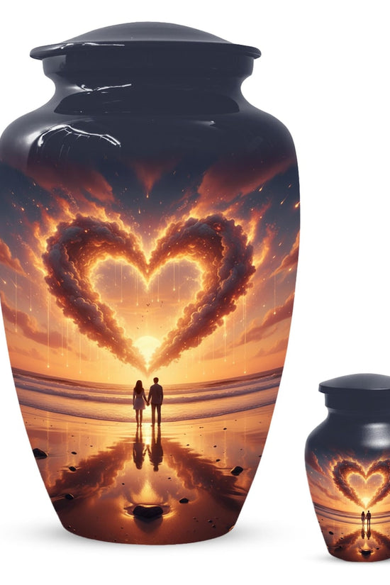 Couple Sunset Beach Urns 
