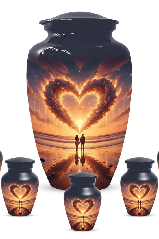 Couple Sunset Beach Urns 
