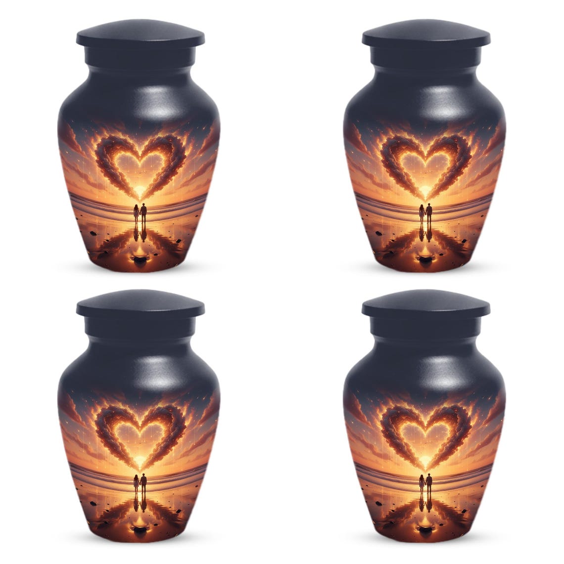 Couple Sunset Beach Urns 
