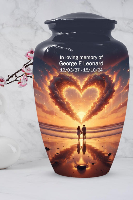 Couple Sunset Beach Urns 
