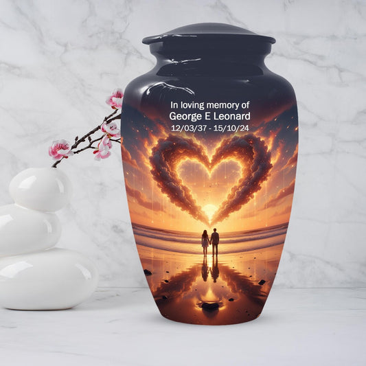 Couple Sunset Beach Urns 
