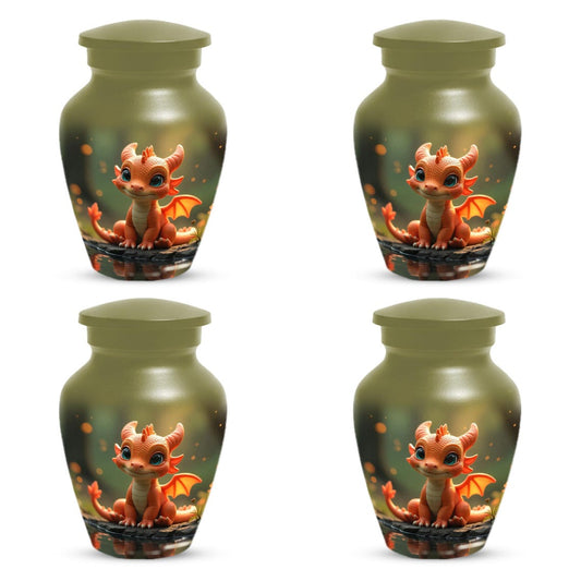 Aggresive Dragon Urn For Adult Male