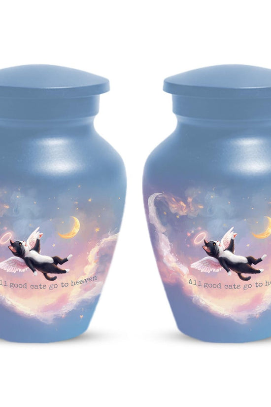 Personalized Black Cat Urn For Ashes