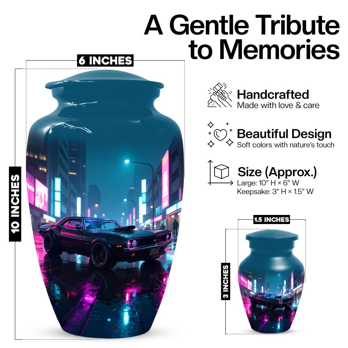 Muscle Car Urn For Human Ashes