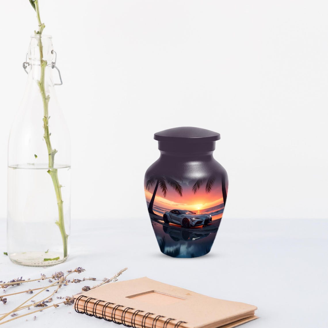 Car Sunset Urn For Human Ashes