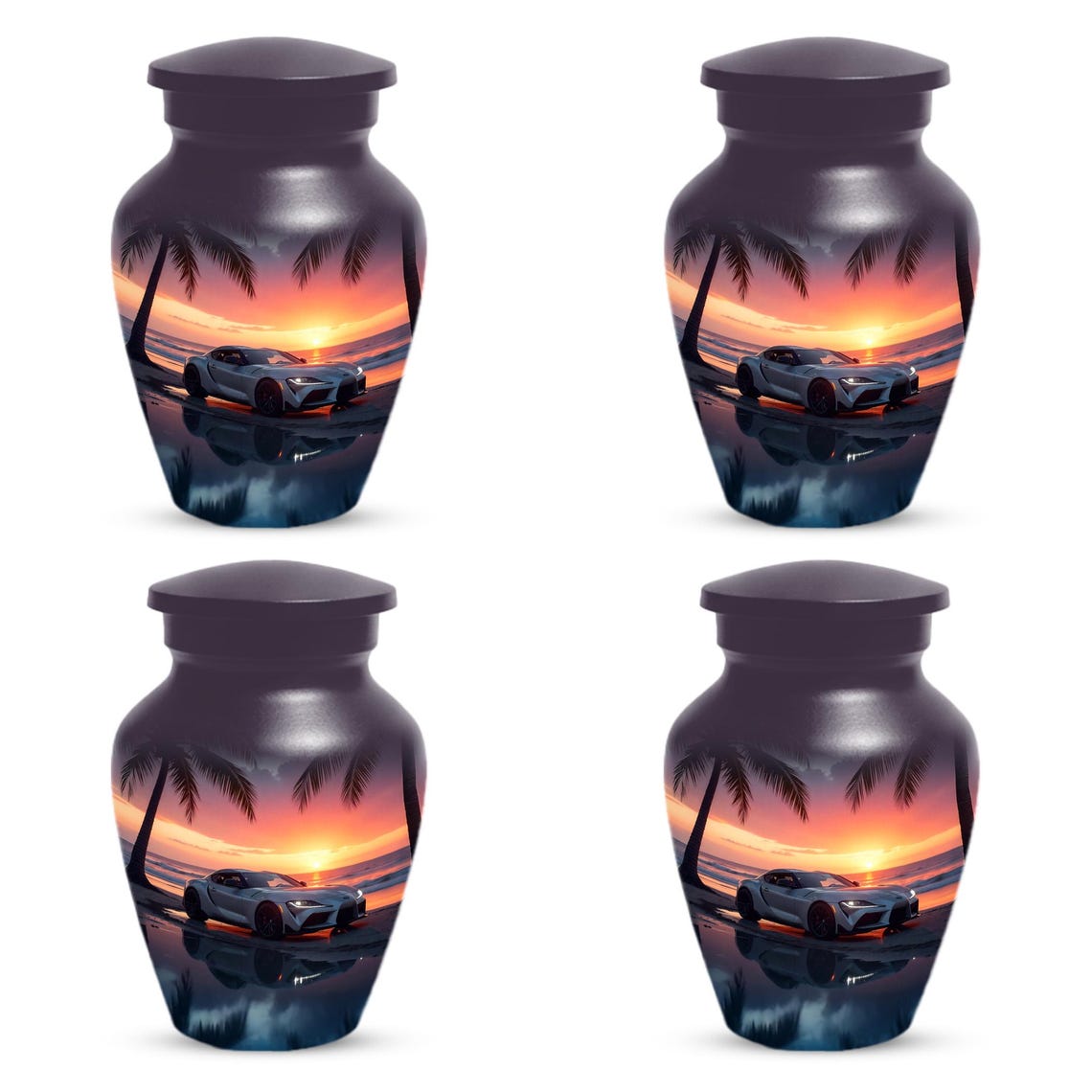 Car Sunset Urn For Human Ashes