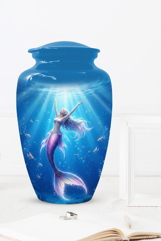 Sea Mermaid Cremation Urn For Ashes Women