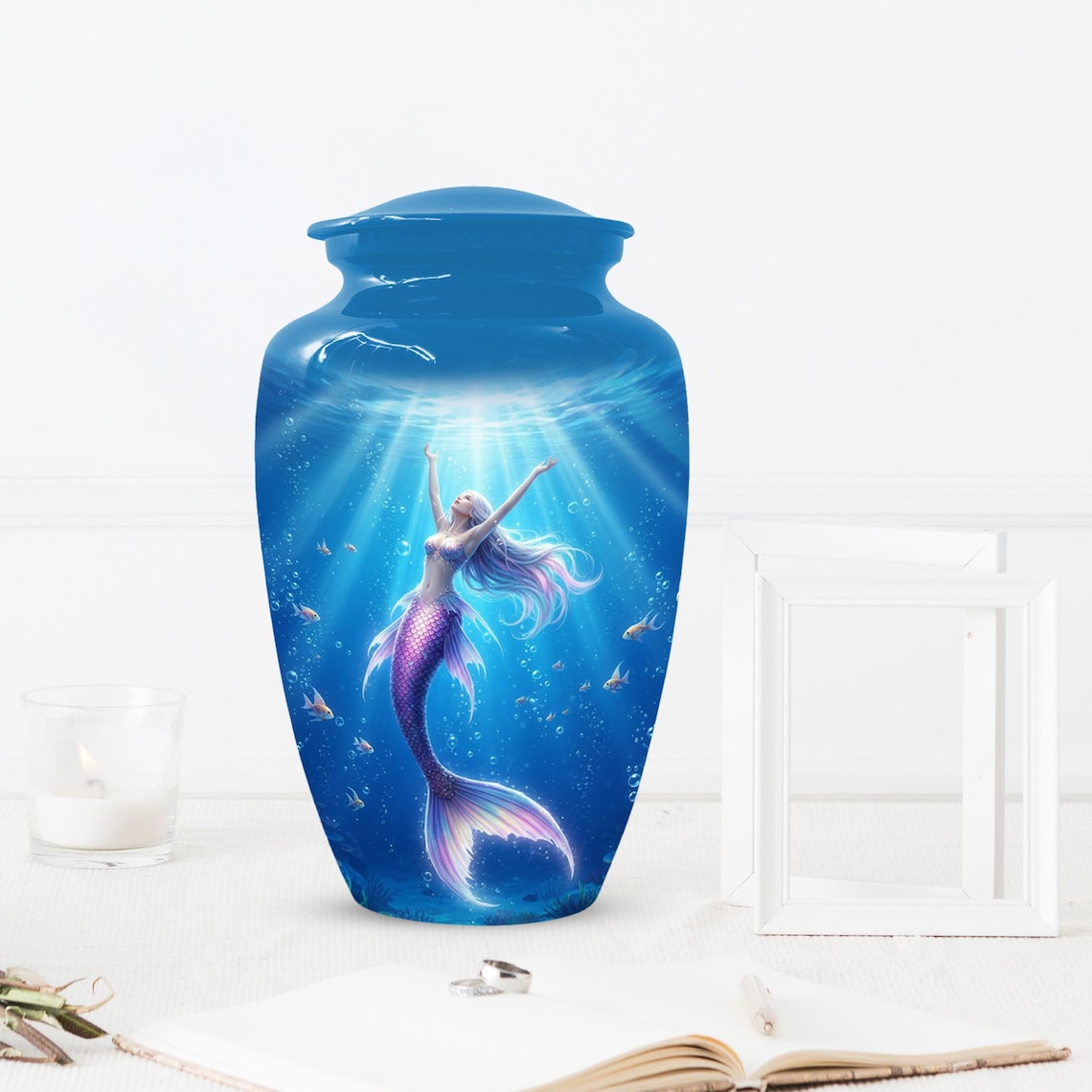 Sea Mermaid Cremation Urn For Ashes Women