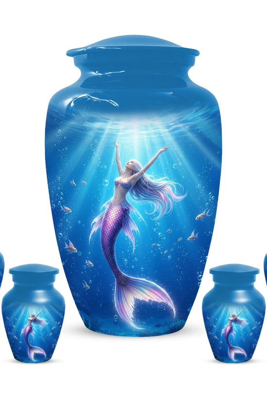 Sea Mermaid Cremation Urn For Ashes Women