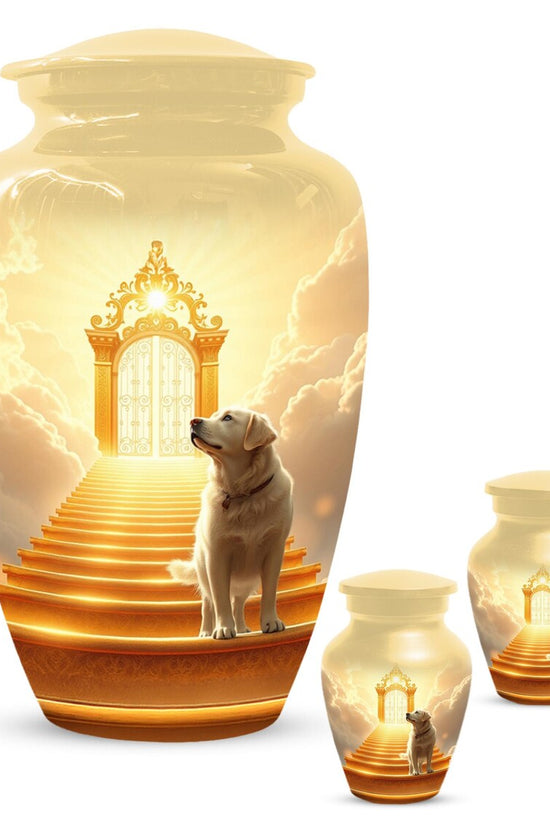 Handmade Labrador Dog Urns For Ashes | Personalized Pet Urn For Memorial
