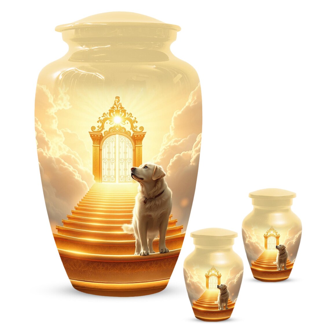 Handmade Labrador Dog Urns For Ashes | Personalized Pet Urn For Memorial
