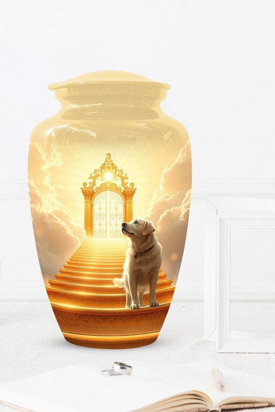 Handmade Labrador Dog Urns For Ashes | Personalized Pet Urn For Memorial
