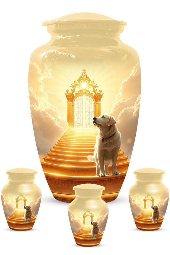 Handmade Labrador Dog Urns For Ashes | Personalized Pet Urn For Memorial
