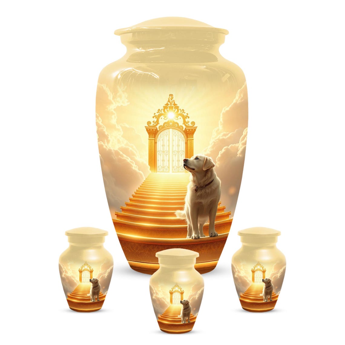 Handmade Labrador Dog Urns For Ashes | Personalized Pet Urn For Memorial
