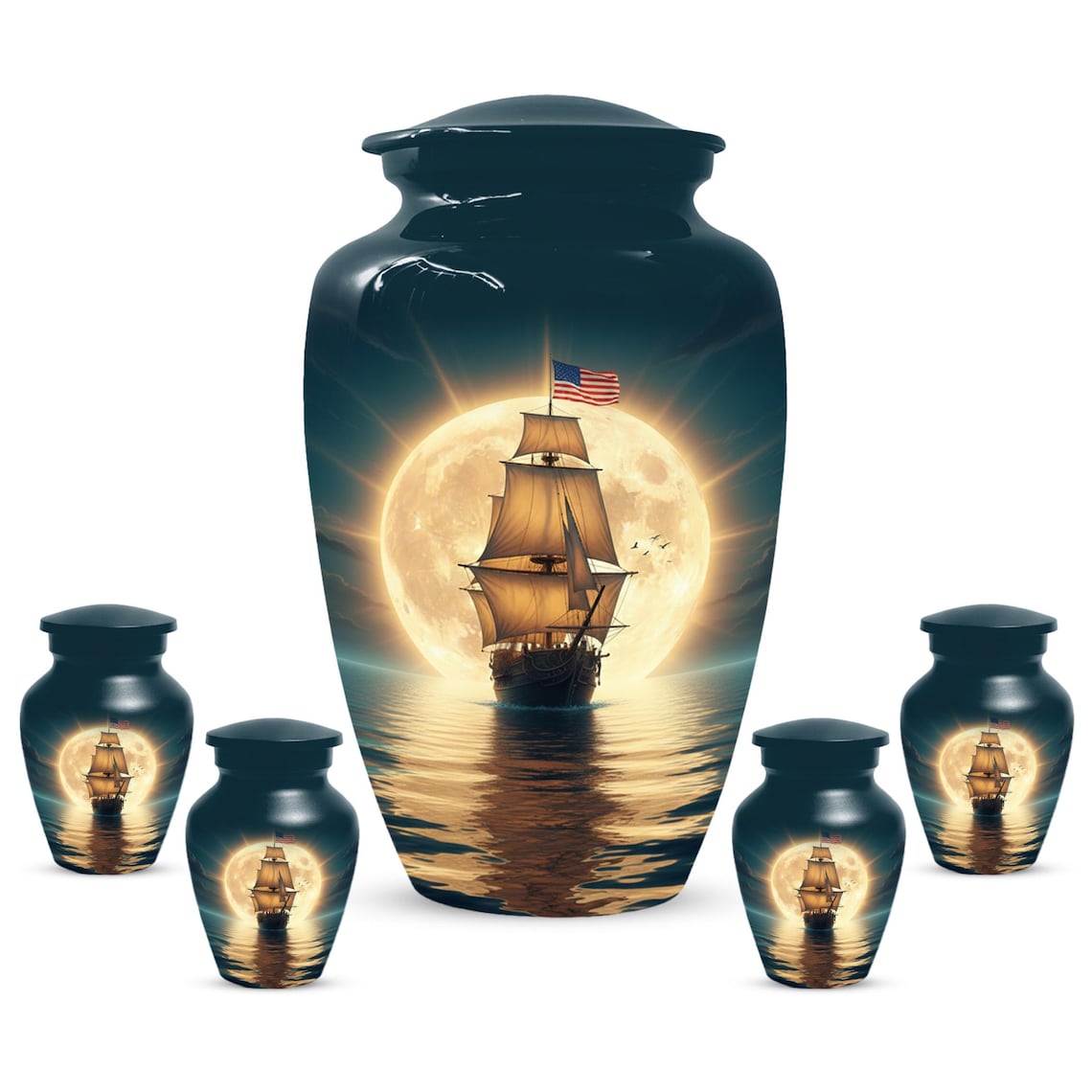 Sailboat Cremation Urns For Ashes