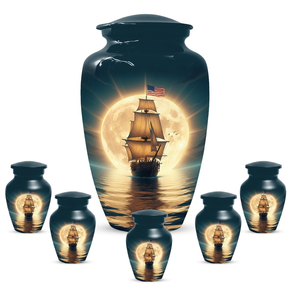 Sailboat Cremation Urns For Ashes