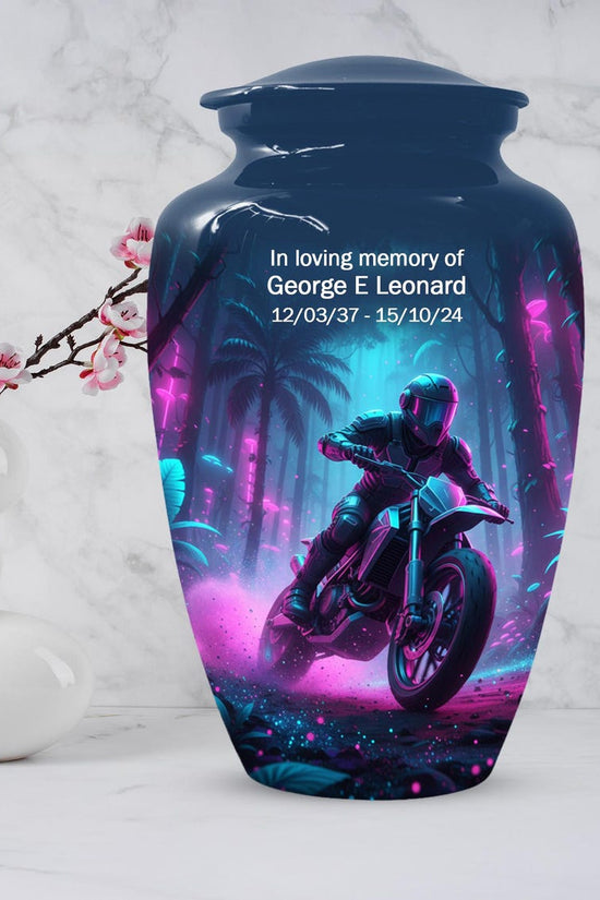 Motorcycle Urn for Human Ashes 
