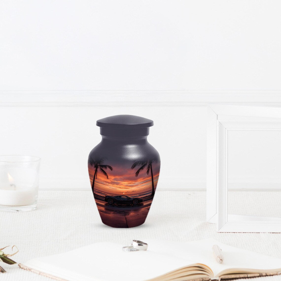 Exotic Car Urn For Human Ashes | Handmade Urns For Adult Male
